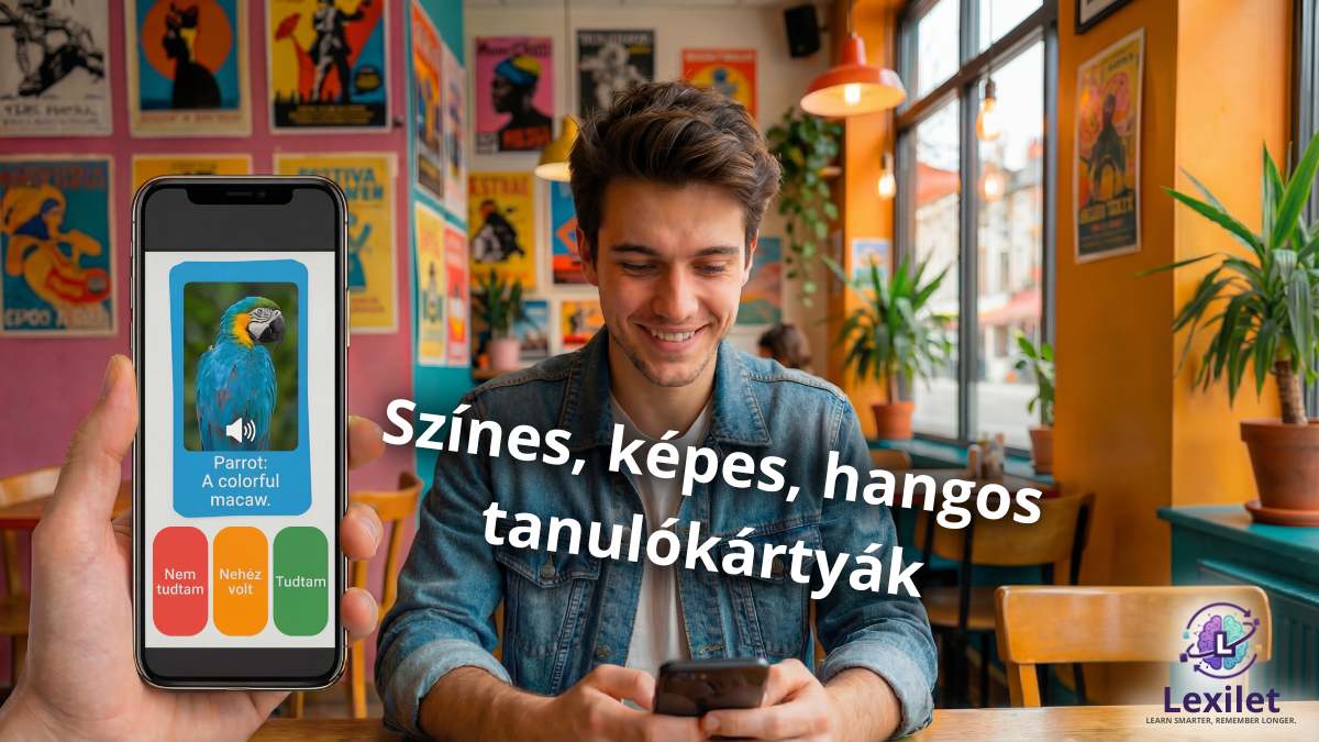 Színes, képes, hangos tanulókártyák